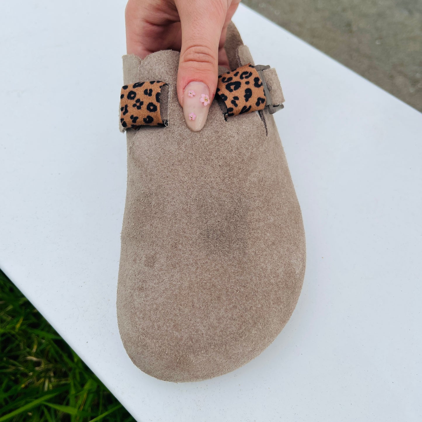 Bagues décoratives pour sandales – Tissage brésilien & motif léopard | Shoeslaces