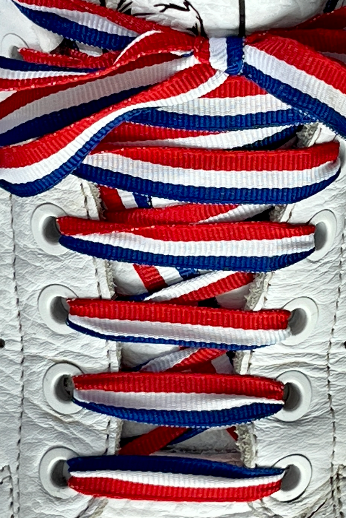 🇫🇷 Lacets tricolores plats - Bleu blanc rouge | Shoeslaces