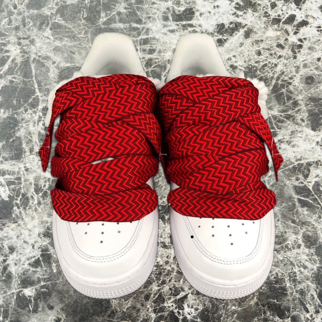 Lacets de chaussures BRESILIENS pour baskets TYPE Lanvin ( 3 CM DE LARGE ) | Shoeslaces - Shoeslaces-fr