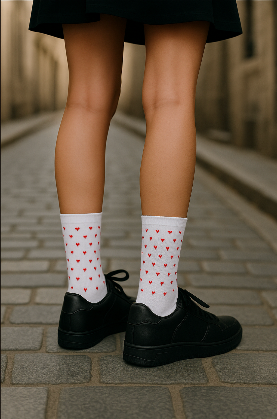 🧦 Chaussettes cœurs – Douces & stylées avec amour | Shoeslaces