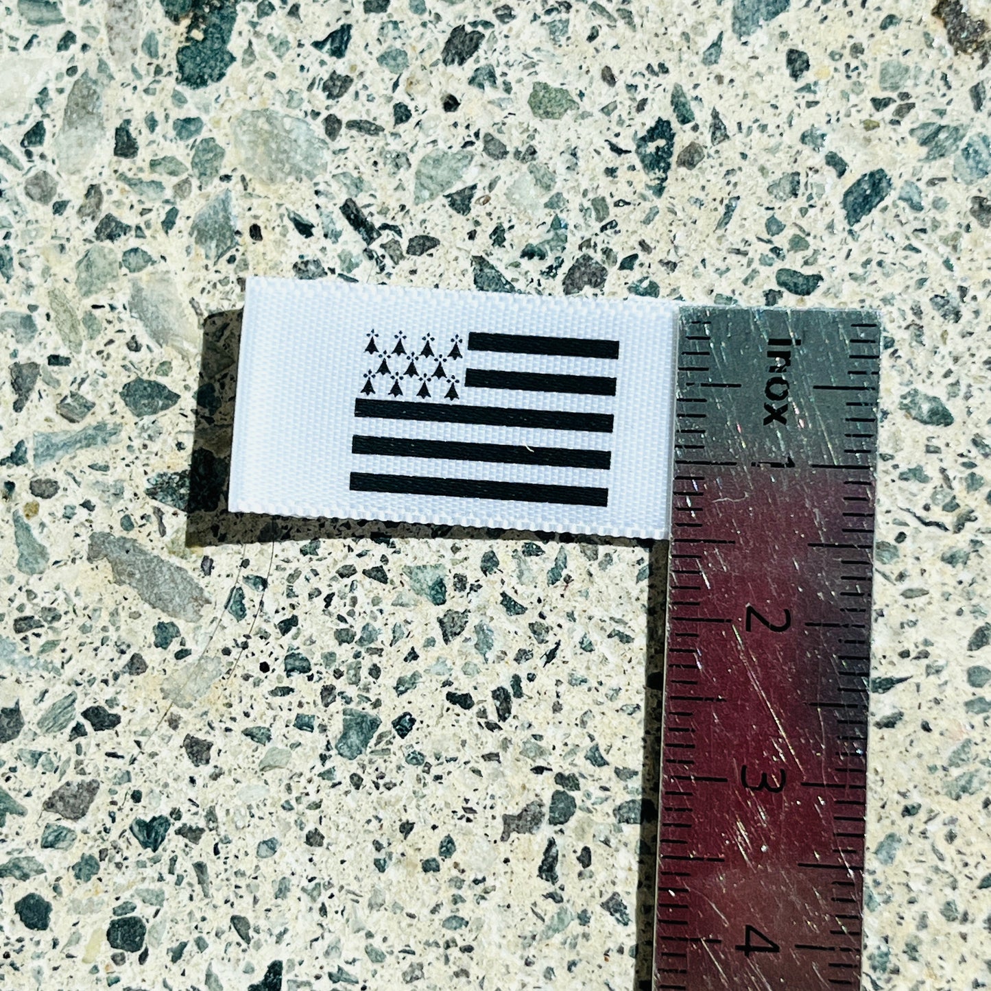 Pack ETIQUETTES à coudre drapeau breton pour vêtement ou création couture | Shoeslaces - Shoeslaces-fr