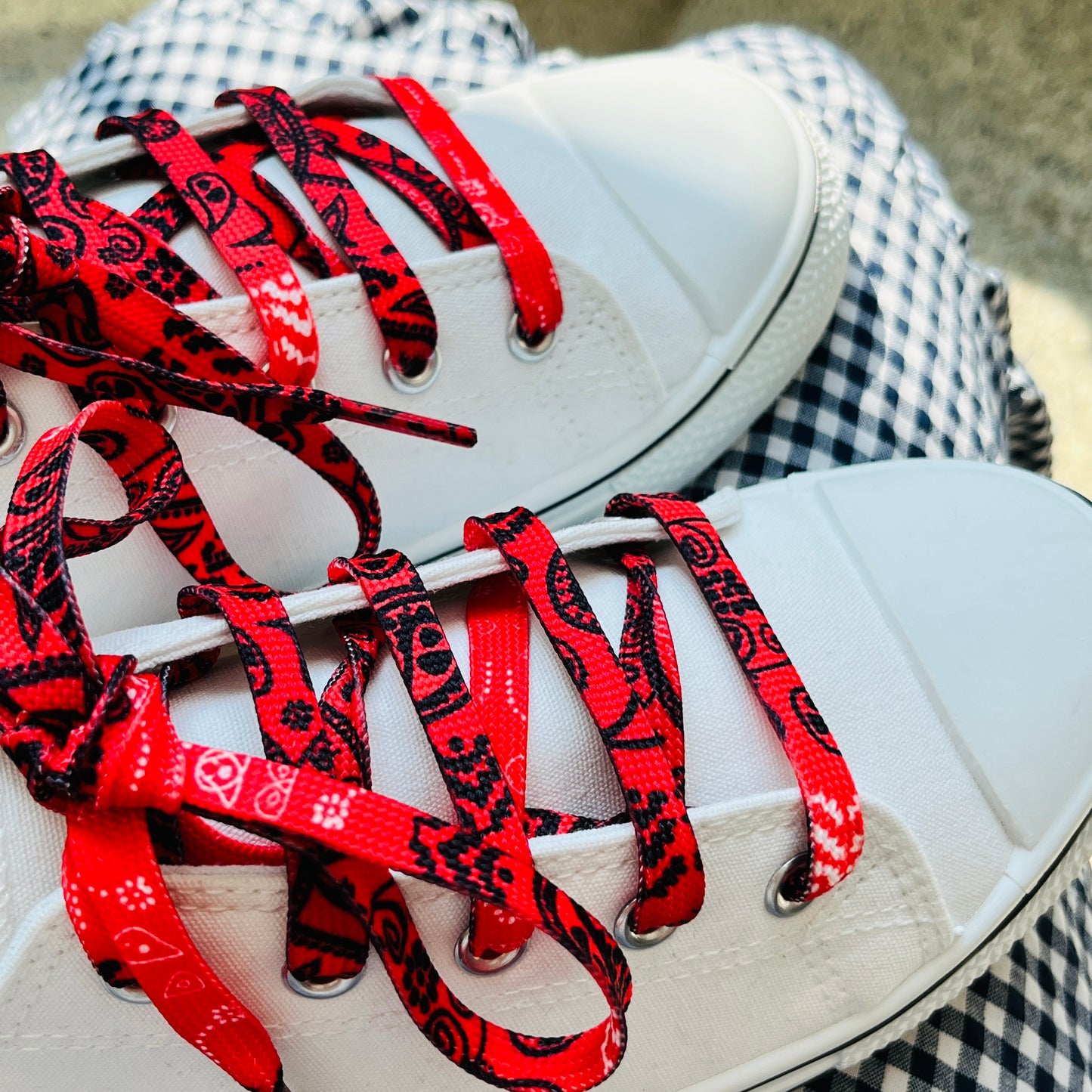 Lacets de chaussures BANDANA | Shoeslaces - Shoeslaces-fr