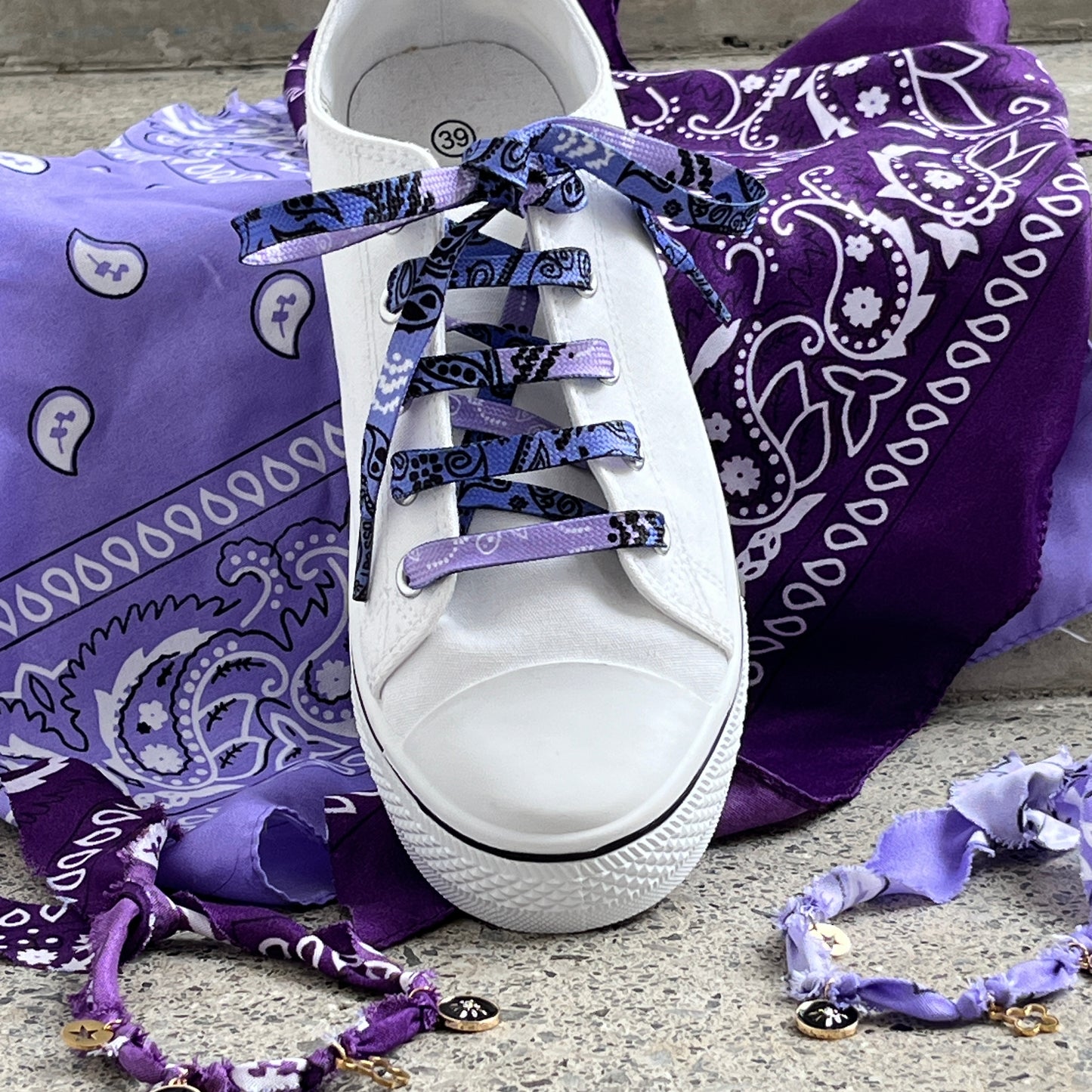 Lacets de chaussures BANDANA | Shoeslaces - Shoeslaces-fr