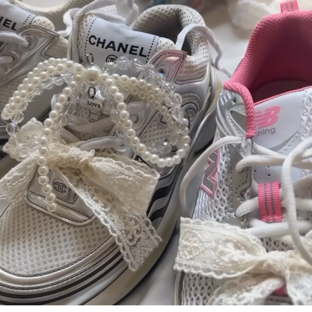 Bijoux - Charms de chaussures " NOEUD EN PERLES" | Shoeslaces - Shoeslaces-fr