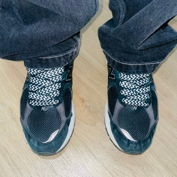 Lacets de chaussures BRESILIENS (1,5 cm de large) | Shoeslaces - Shoeslaces-fr