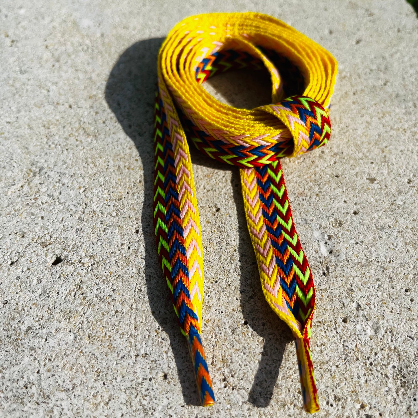 Lacets de chaussures BRESILIENS (1,5 cm de large) | Shoeslaces - Shoeslaces-fr