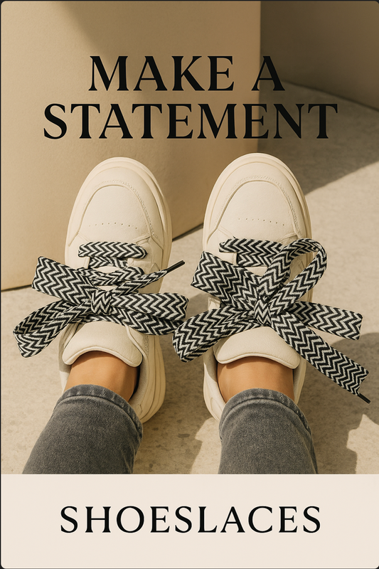 🌈 Lacets brésiliens larges - Style Curb coloré | Shoeslaces
