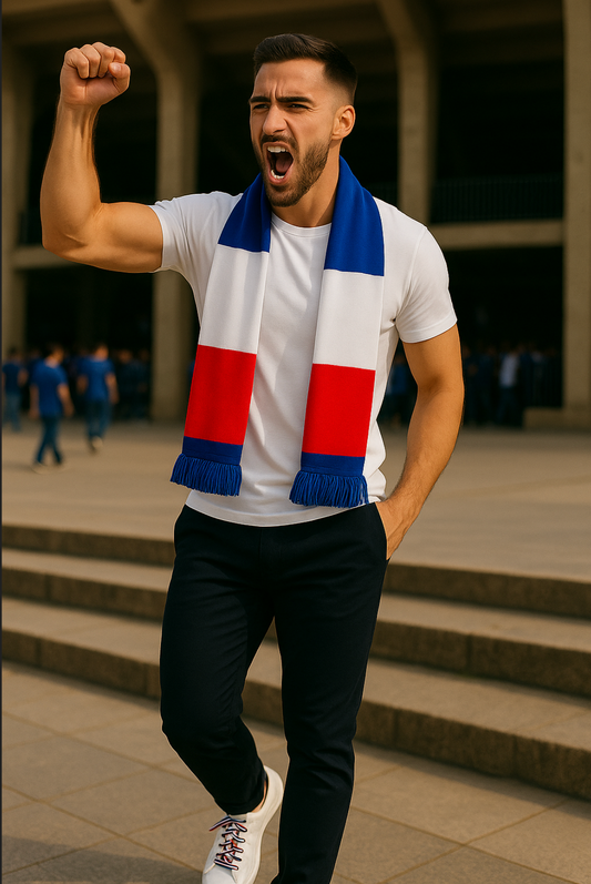 🇫🇷 Lacets tricolores plats - Bleu blanc rouge | Shoeslaces