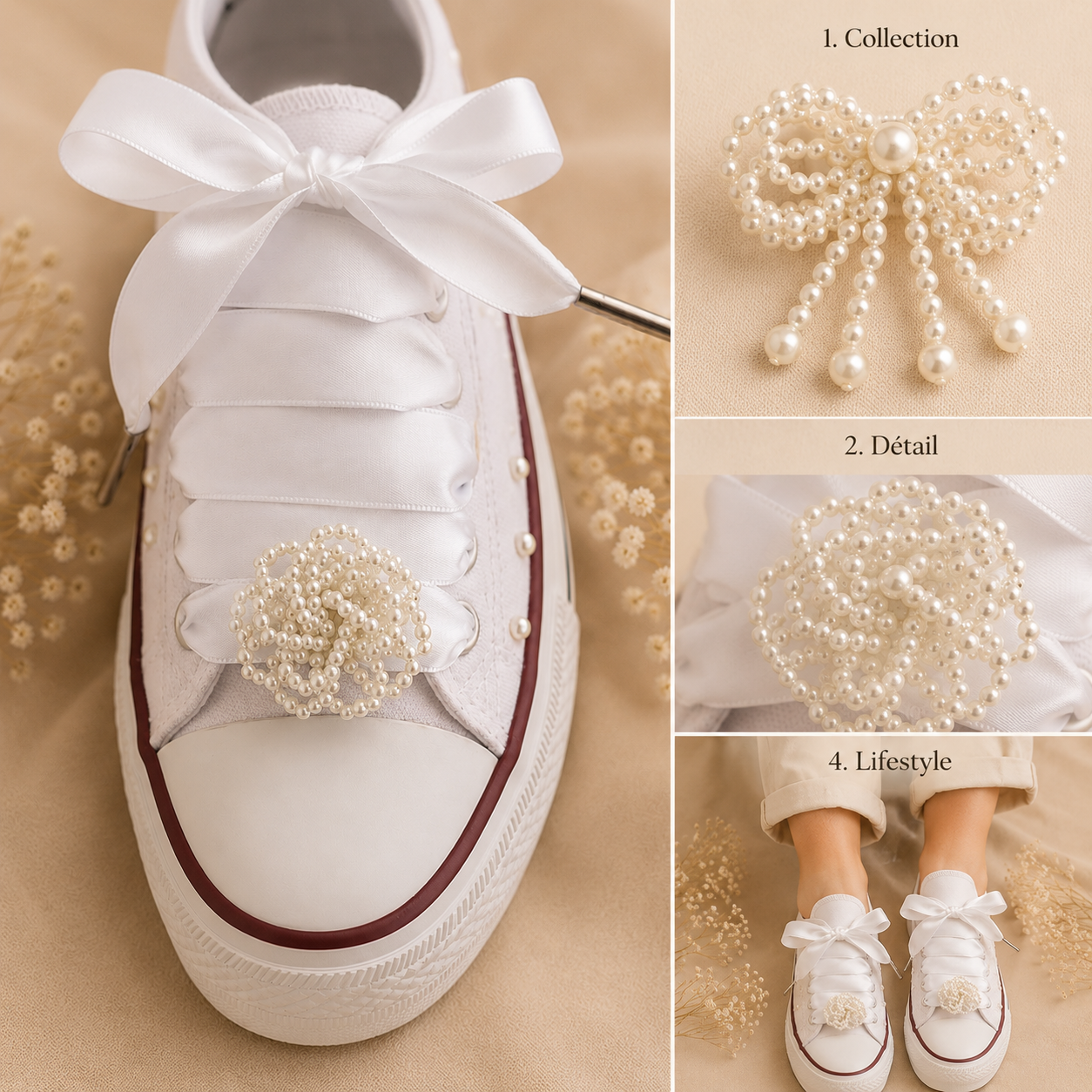 💎 Bijoux de Lacets & Sneakers – Accessoires Chic à Clipser pour Personnaliser Tes Chaussures | Shoeslaces