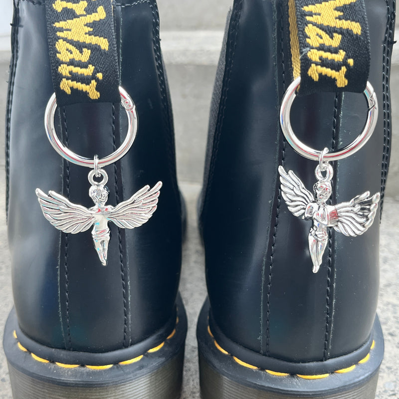 Bijoux Chaussures Anneaux Charms  "ANGEL"  |  Shoeslaces