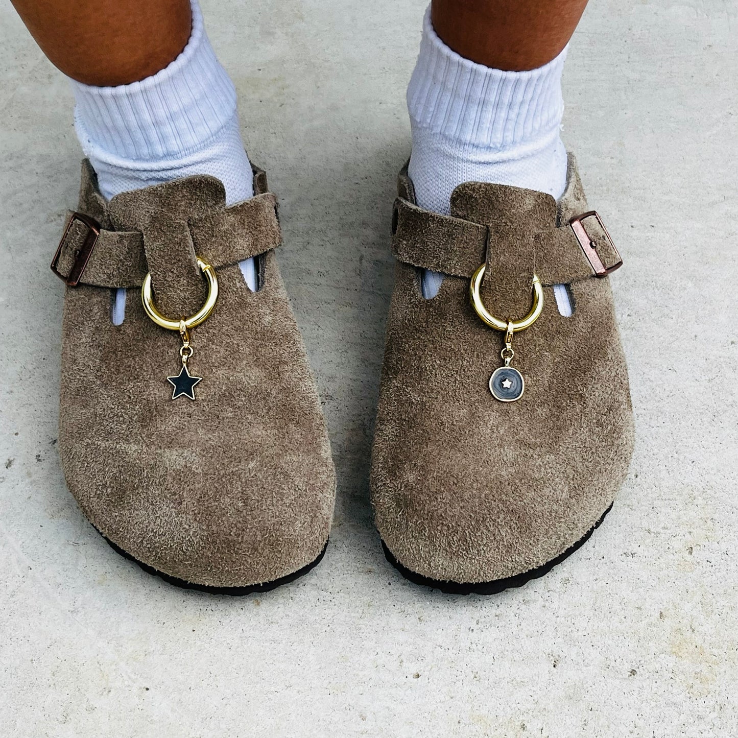 Créole / Charm de chaussure " STARS" 2 modèles  |  Shoeslaces - Shoeslaces-fr