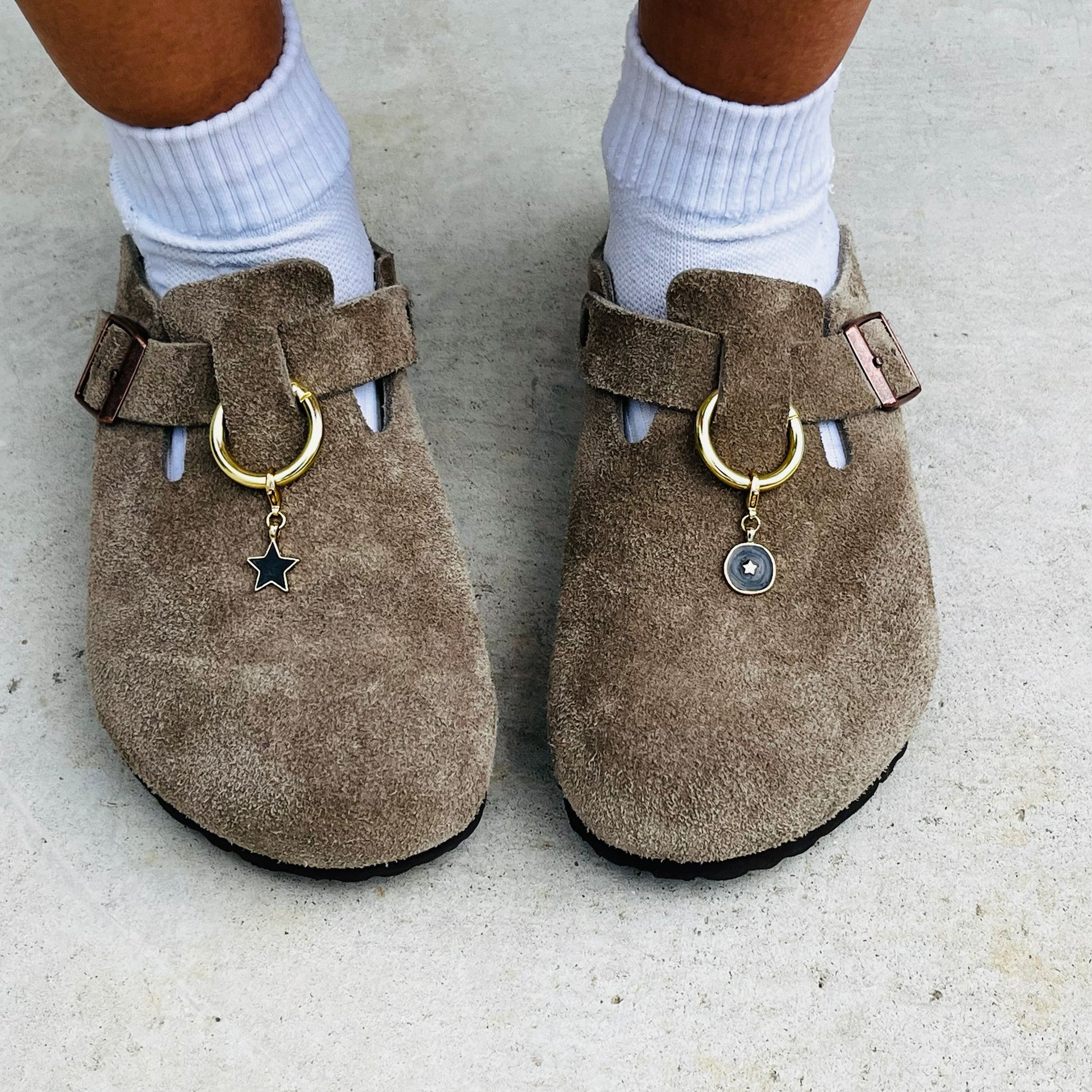 Créole / Charm de chaussure " STARS" 2 modèles  |  Shoeslaces - Shoeslaces-fr