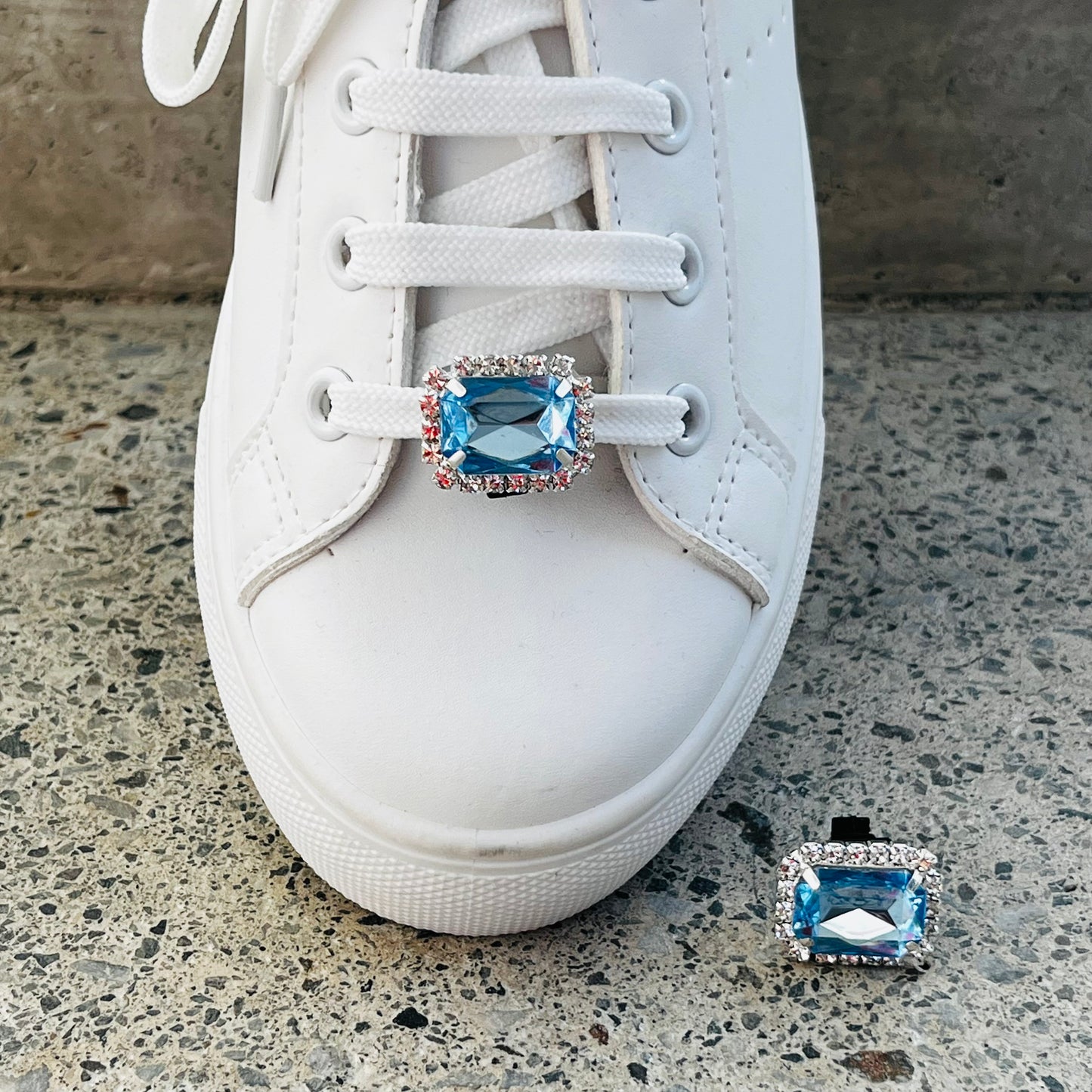 Bijoux - Charms de chaussures "STRASS RECTANGLES"  |  Shoeslaces - Shoeslaces-fr