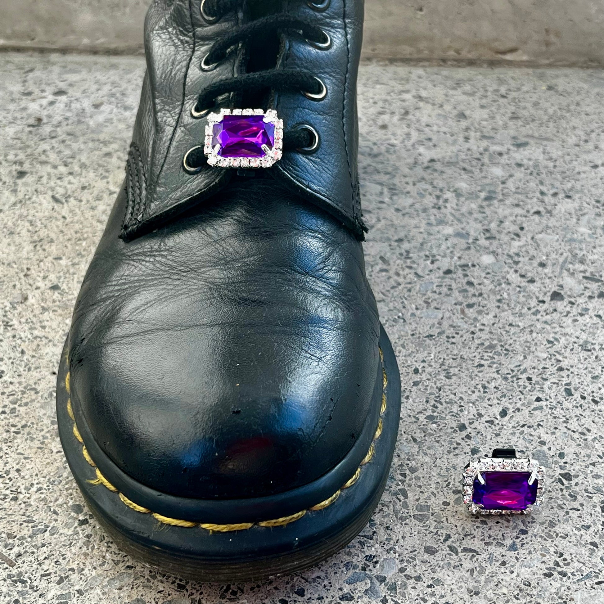 Bijoux - Charms de chaussures "STRASS RECTANGLES"  |  Shoeslaces - Shoeslaces-fr