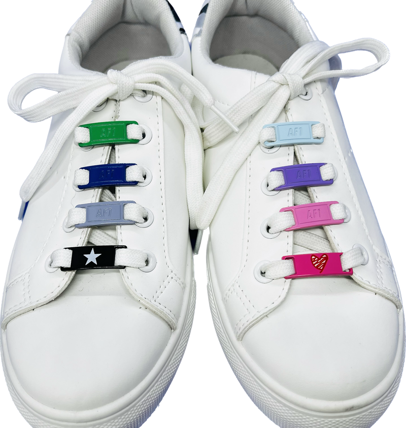 Boucles lacets pour  baskets type  Air Force 1 vert sapin  |  Shoeslaces