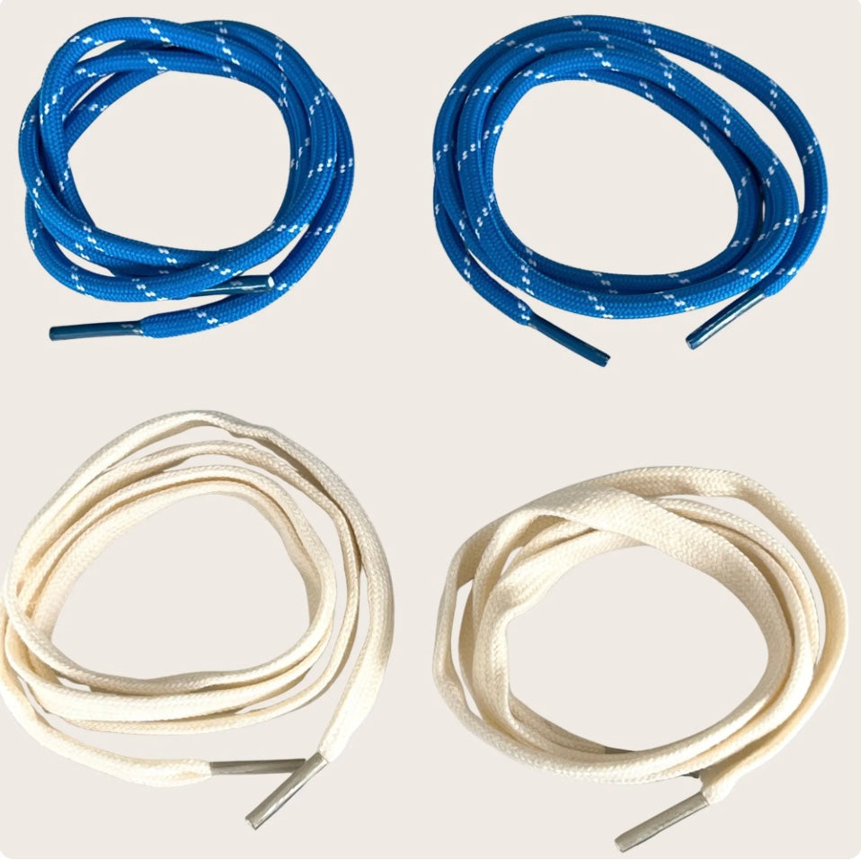 🎗️Double lacets – mini lacets duo (2 couleurs) - Le détail qui change tout | Shoeslaces