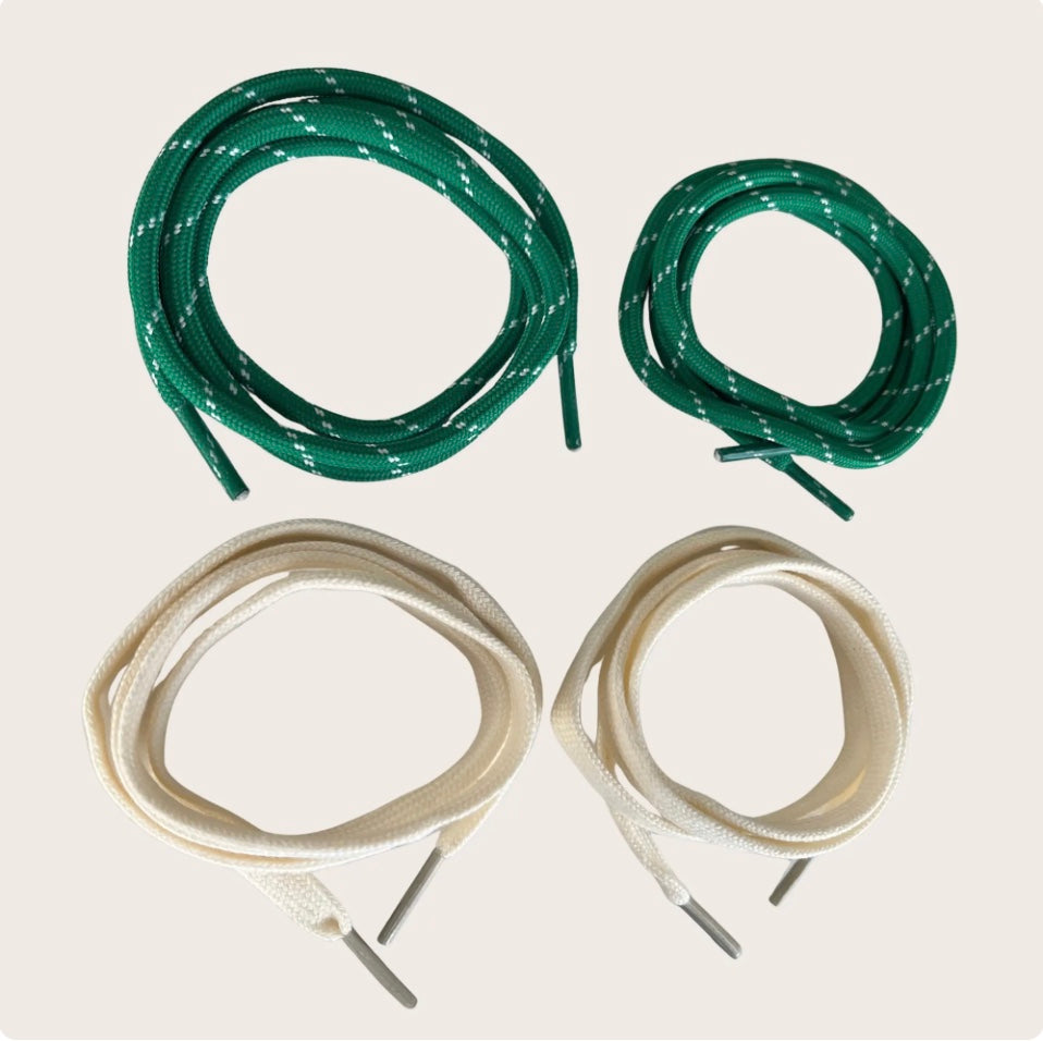 🎗️Double lacets – mini lacets duo (2 couleurs) - Le détail qui change tout | Shoeslaces