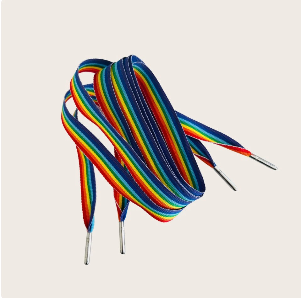 🌈 Lacets LGBTQIA+ arc-en-ciel - Fiers & stylés | Shoeslaces