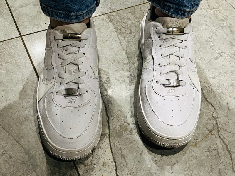 Lacets de chaussures ELASTIQUES BLANCS SANS LAÇAGE |  Shoeslaces