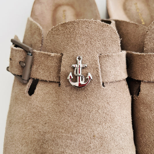 ⚓ Pins Encre Marine chics compatibles avec sandales type Birkenstock | Shoeslaces