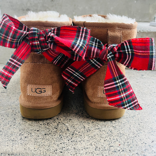 Rubans noeuds pour Ugg écossais- Personnalisez Vos Chaussures avec Style | Shoeslaces