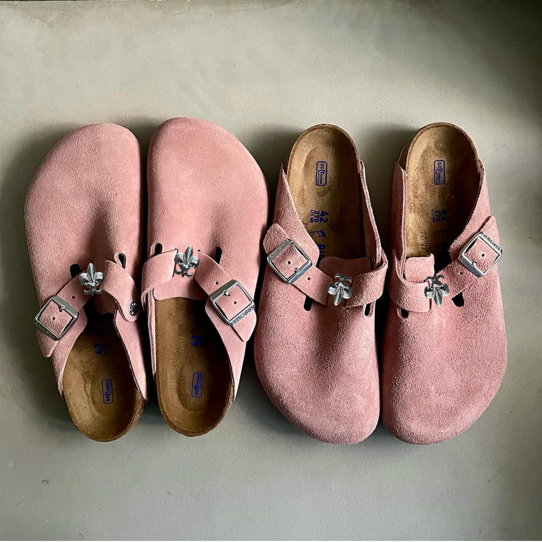 Pins  - charms - fleurs de lys - décoration de chaussures -  type  Birkenstock  |  Shoeslaces - Shoeslaces-fr