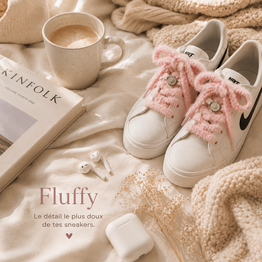 ☁️ Lacets Fluffy Dreams doux et stylés | Shoeslaces