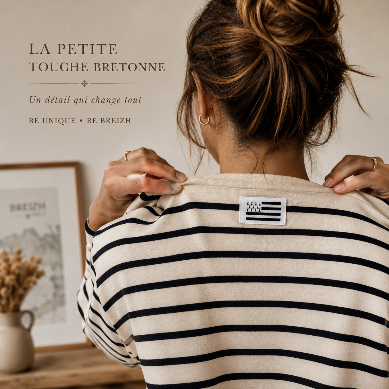 🏴 Pack étiquettes Breton Gwenn ha Du à coudre - Style Breizh | Shoeslaces