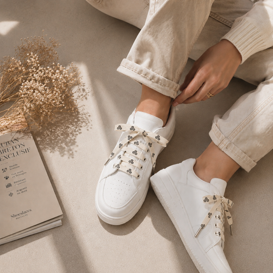 ⚫  Lacets bretons faits main – Hermine, triskel ou drapeau | Shoeslaces