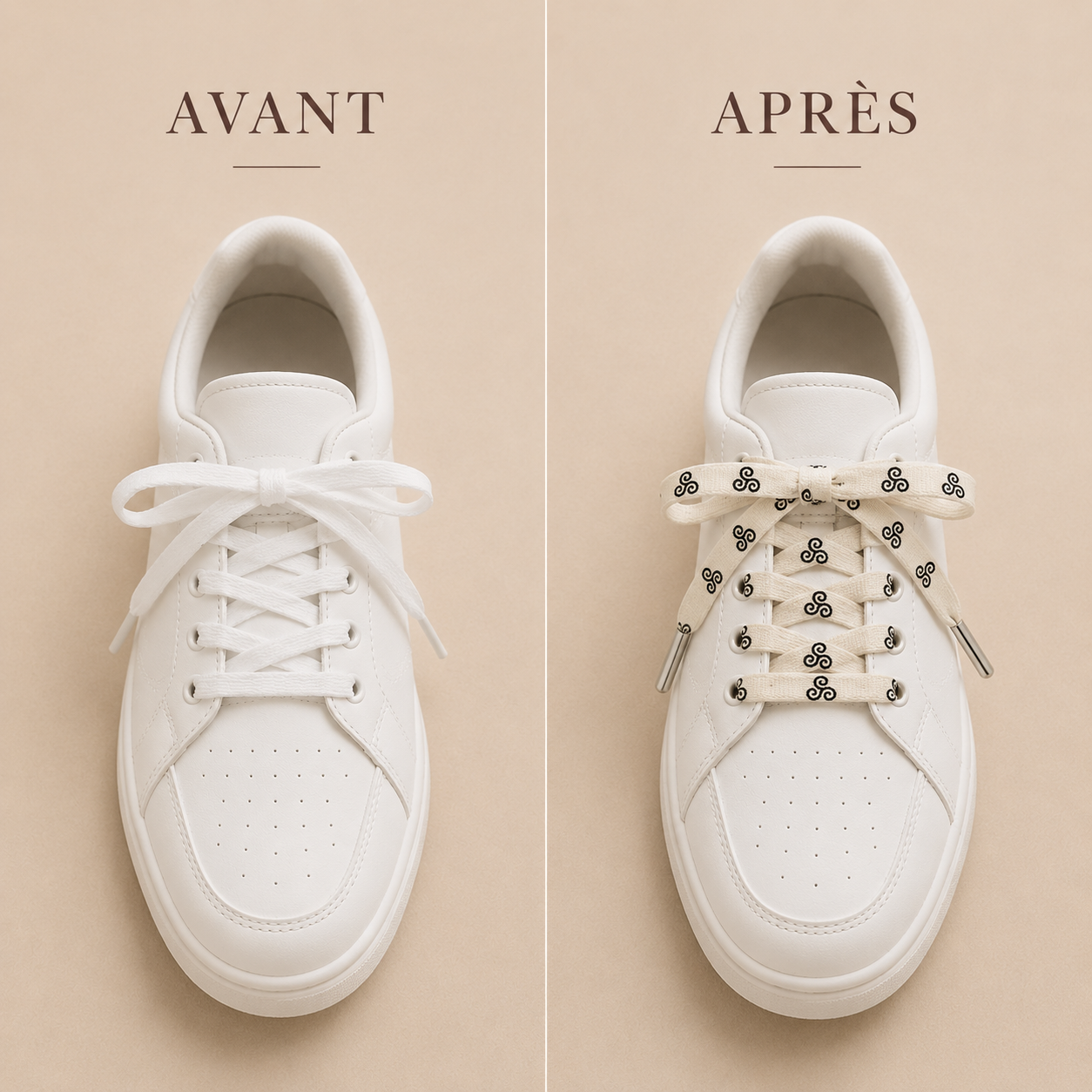 ⚫  Lacets bretons faits main – Hermine, triskel ou drapeau | Shoeslaces