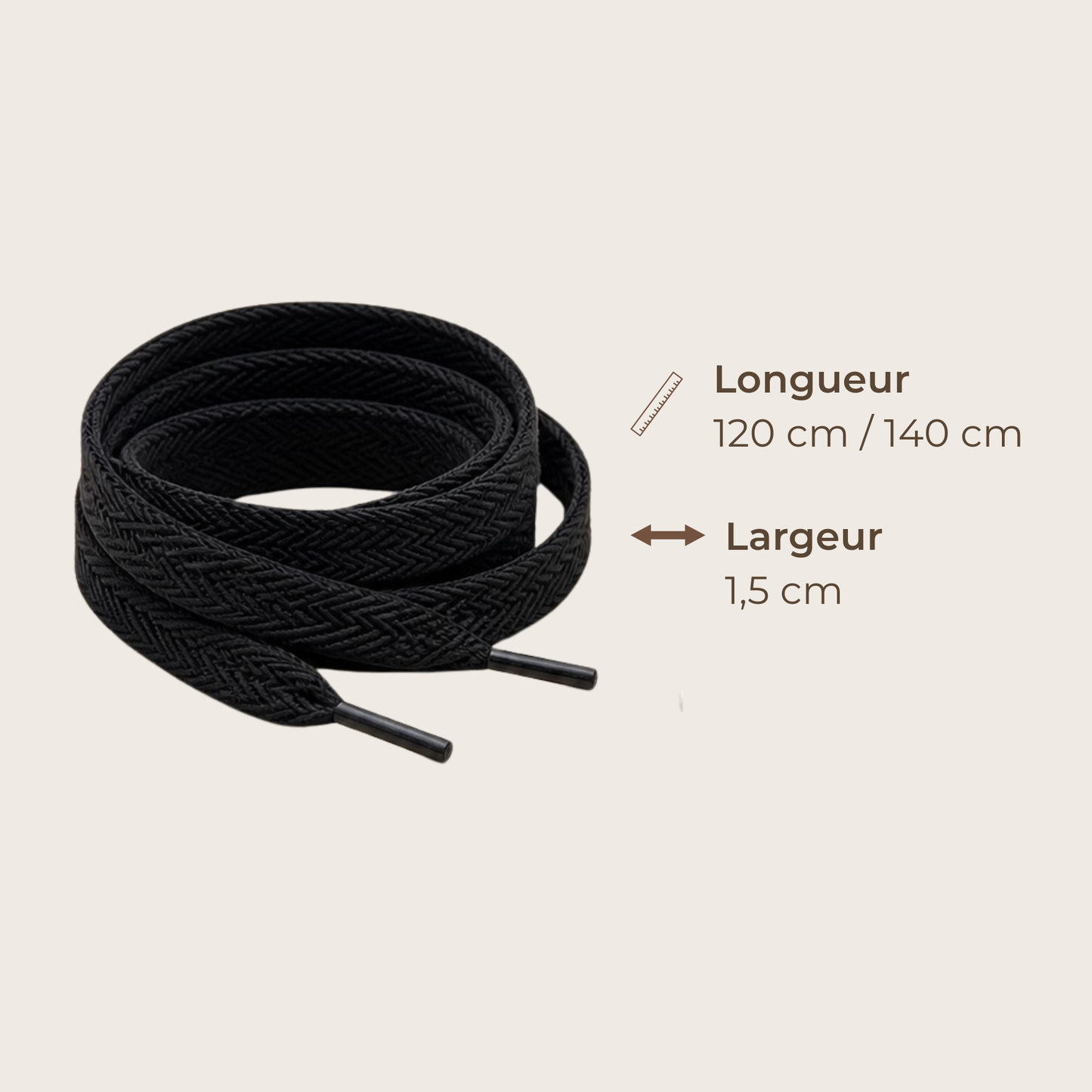 Brazilian laces (width 1.5 cm) Pair - replacement Lanvin laces - 9 models