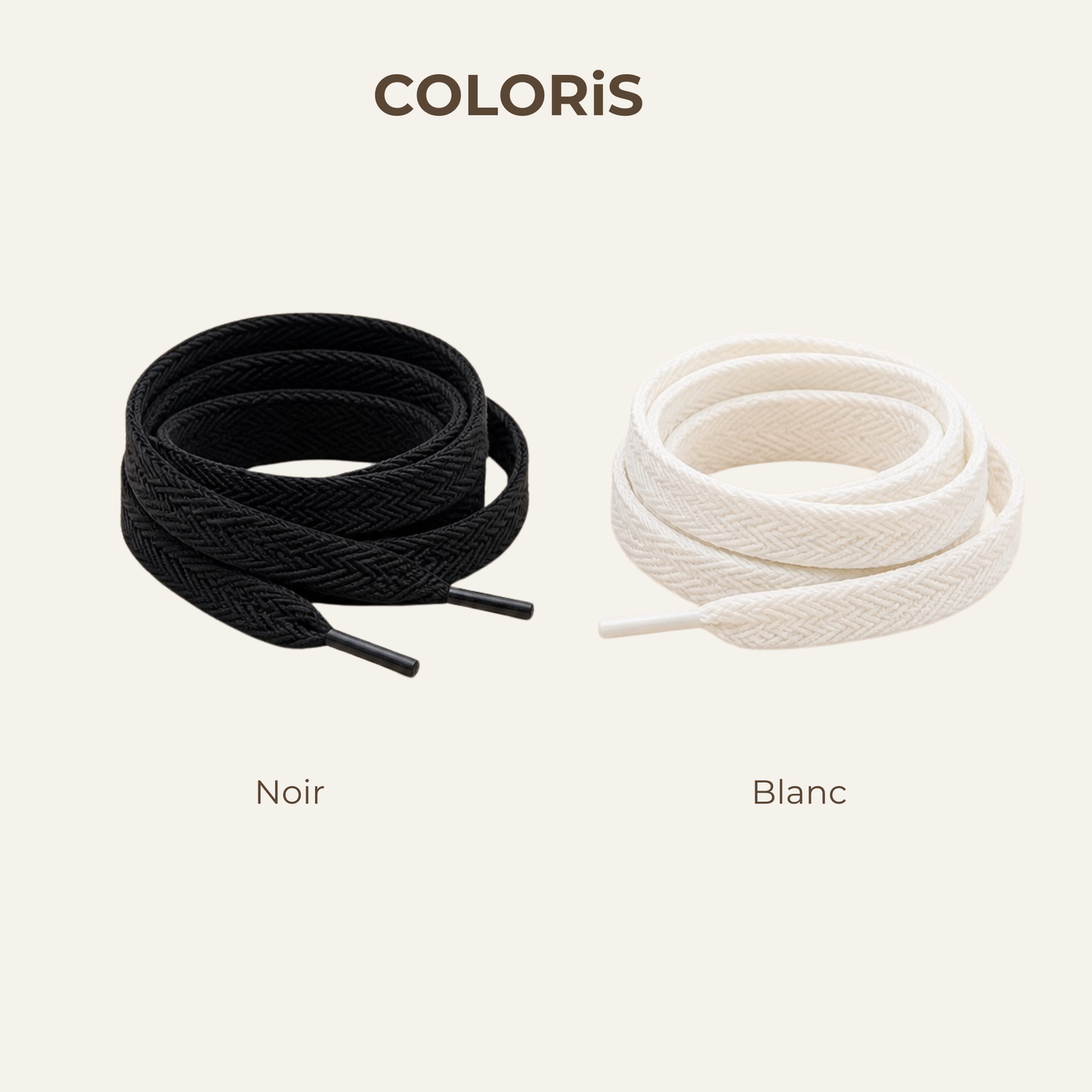 Brazilian laces (width 1.5 cm) Pair - replacement Lanvin laces - 9 models