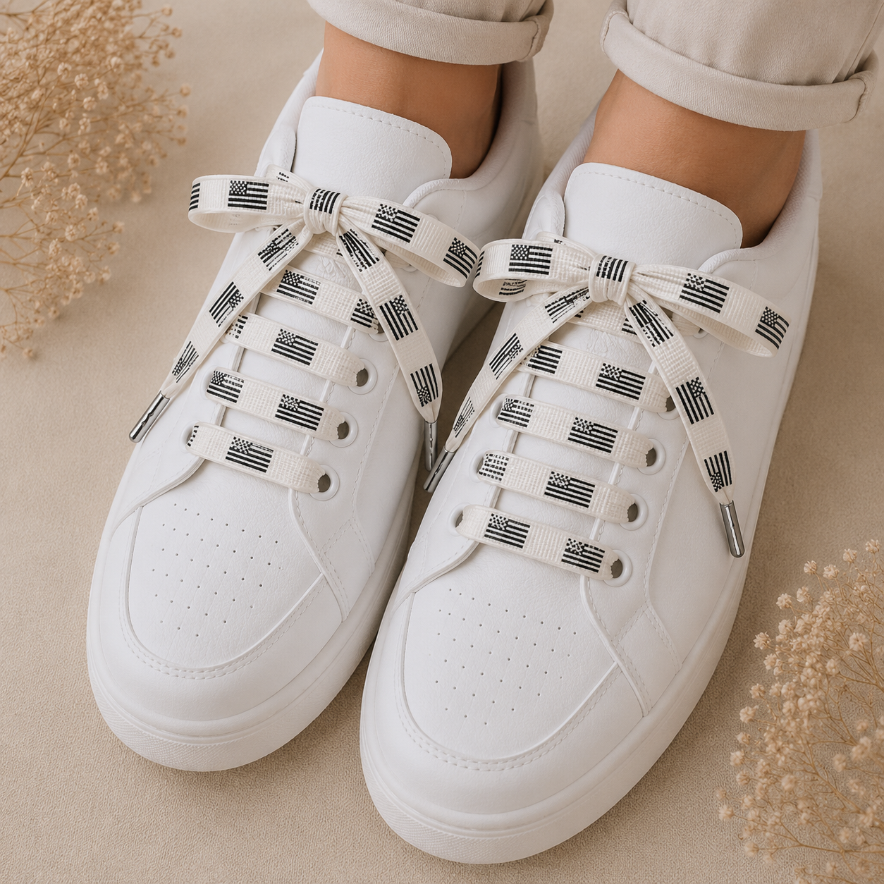⚫  Lacets bretons faits main – Hermine, triskel ou drapeau | Shoeslaces