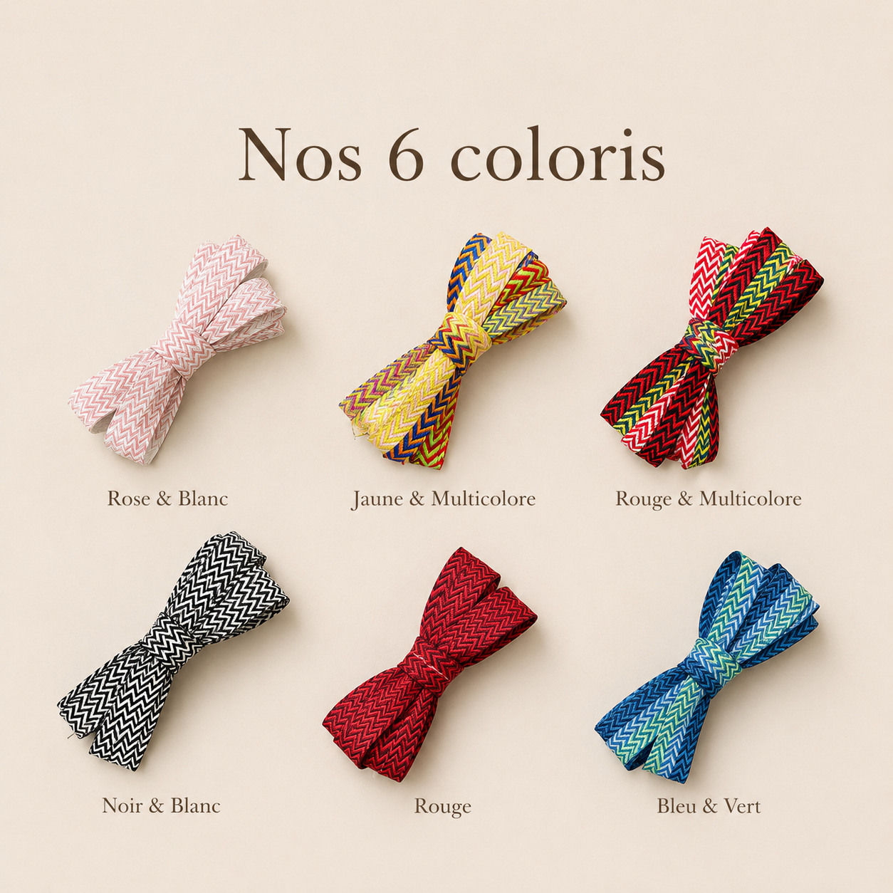 Brazilian laces - pair (width: 3cm - replacement Lanvin laces) - 5 models