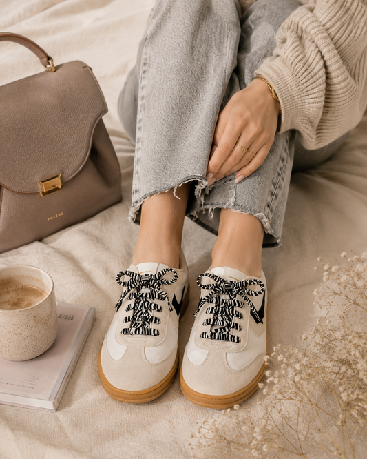 👉 Lacets zèbre pour sneakers – motif zèbre tendance | Shoeslaces