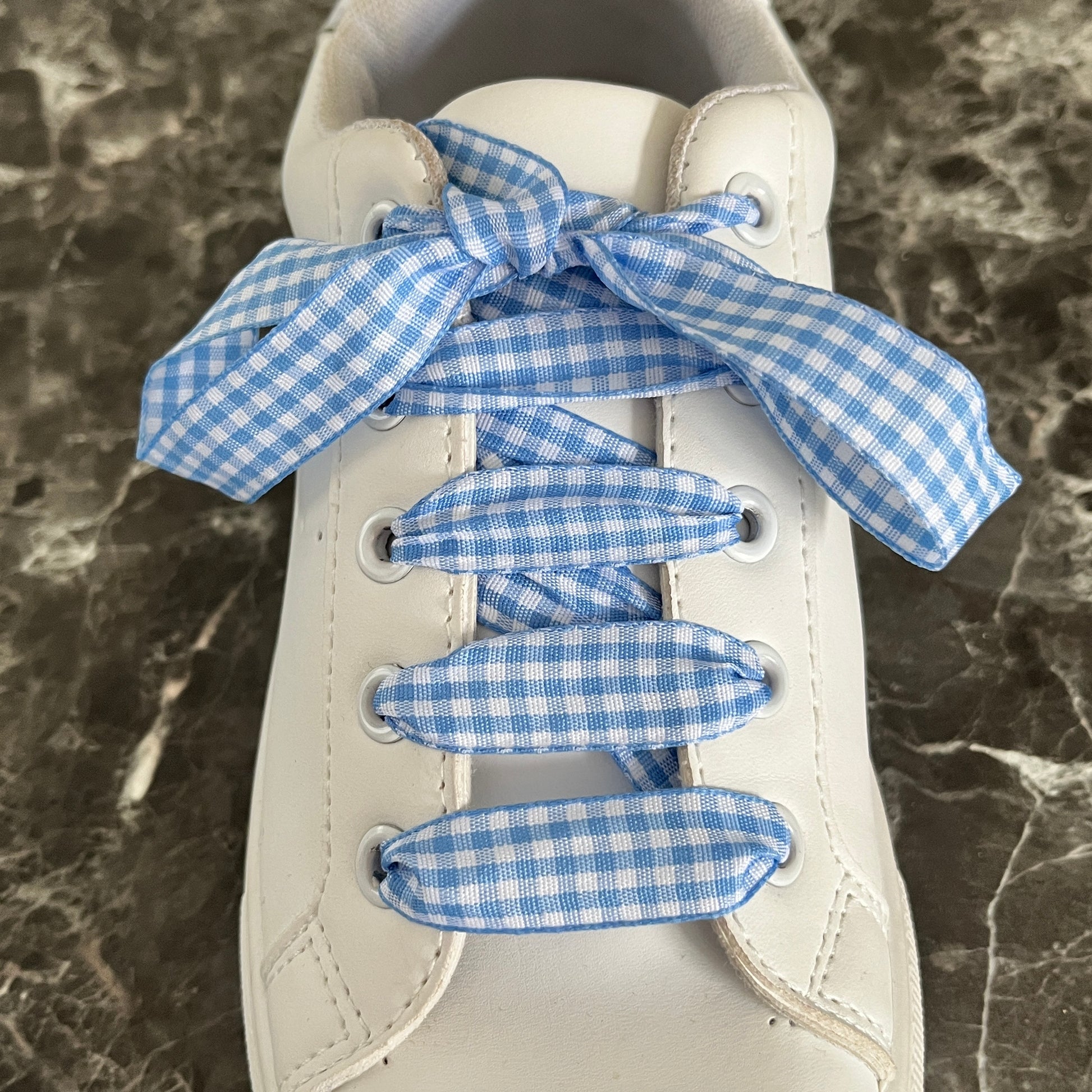 Lacets de chaussures VICHY A CARREAUX  |  Shoeslaces - Shoeslaces-fr