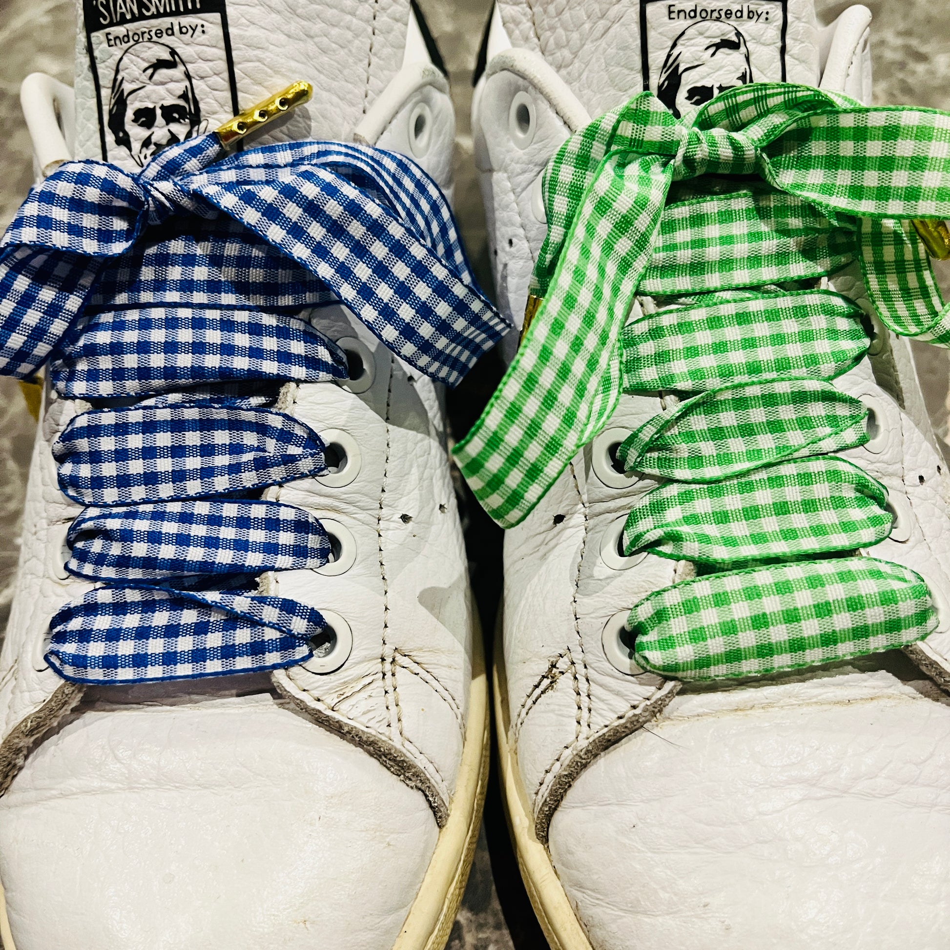 Lacets de chaussures VICHY A CARREAUX  |  Shoeslaces - Shoeslaces-fr