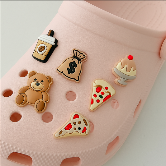 🫶🏻 Pins Kawaii Beige Nude Dream pour sabots | Shoeslaces