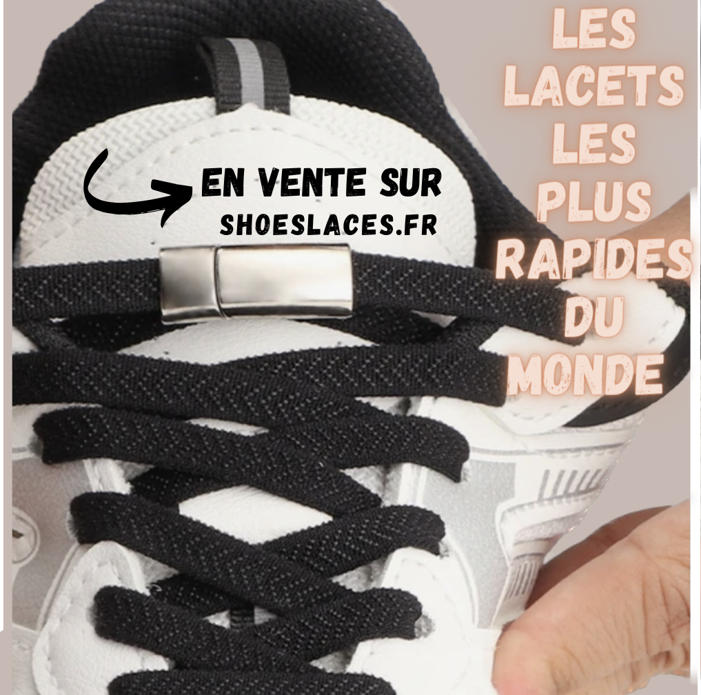Lacets de chaussures ELASTIQUES SANS LAÇAGE |  Shoeslaces - Shoeslaces-fr