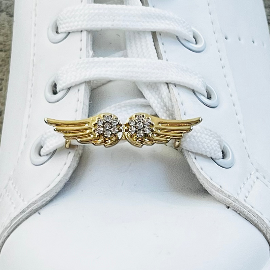 Barrettes de chaussures "MES AILES D'ANGE" - Shoeslaces-fr