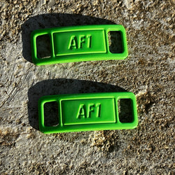 Boucles  baskets  AF1 vert fluo - Shoeslaces-fr