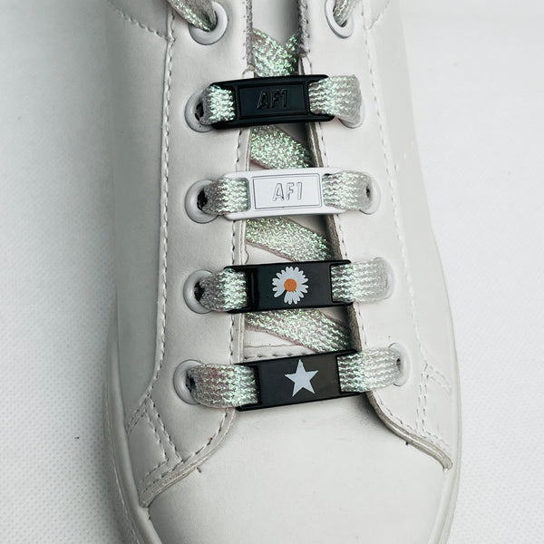 Boucles baskets AF1 blanc - Shoeslaces-fr