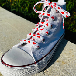 Lacets de chaussures COEURS - FLEURS  |  Shoeslaces - Shoeslaces-fr