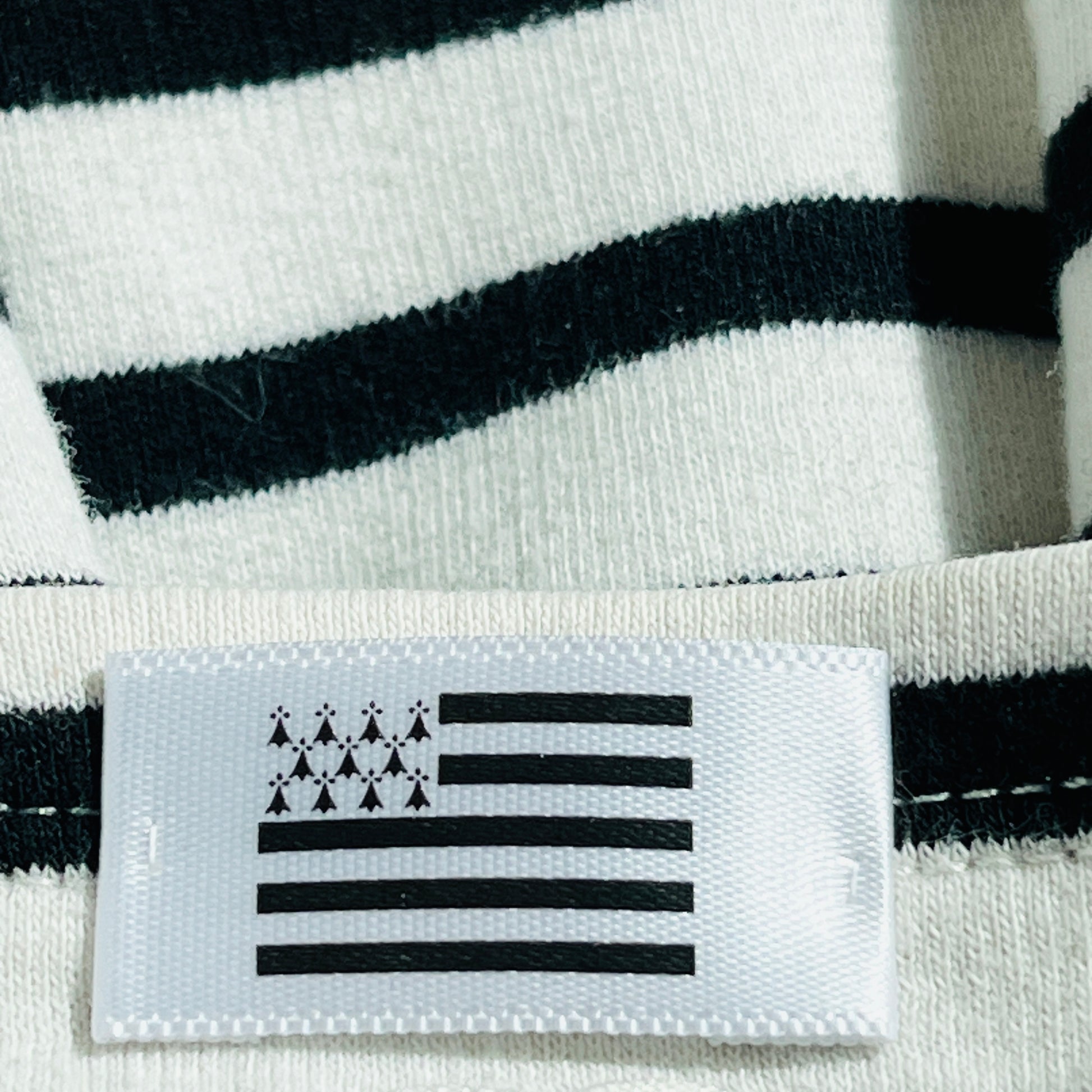 Pack ETIQUETTES  à coudre drapeau breton pour vêtement ou création couture  |  Shoeslaces - Shoeslaces-fr