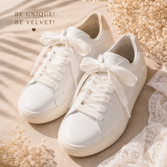 🧶 Lacets velours - Douceur stylée pour tes chaussures | Shoeslaces