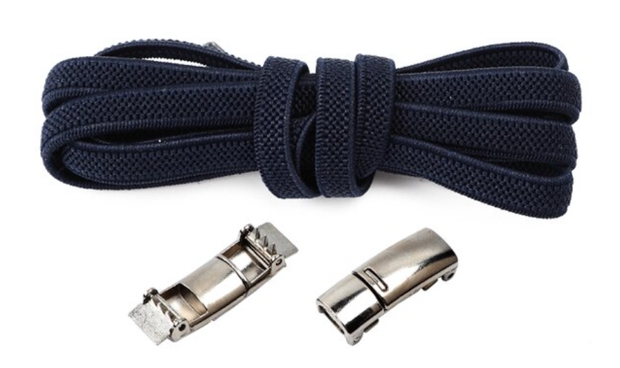 Lacets Elastiques Magnétiques bleu marine |Shoeslaces
